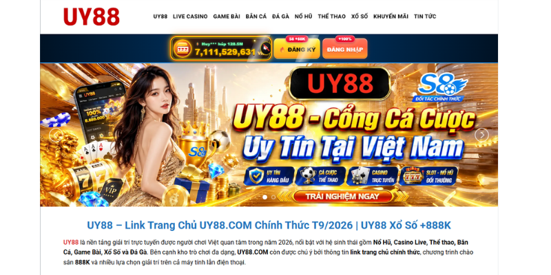 Truy cập link trang chủ UY88 tại https://ramitr.radio.fm